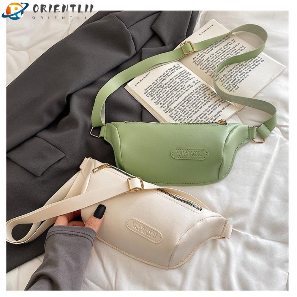 Túi Đeo Chéo Vai Màu Trơn Thời Trang Dành Cho Nữ