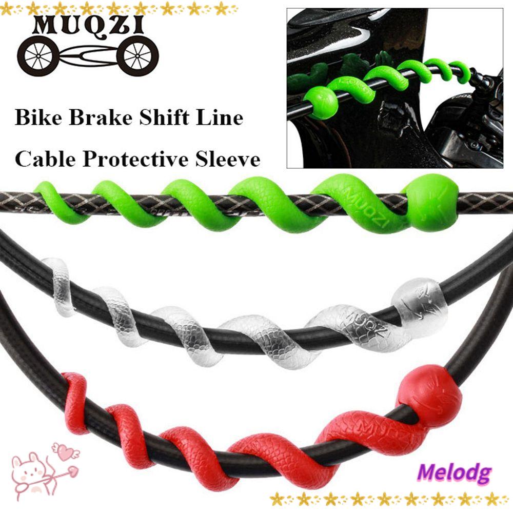 MELODG Set 1 / 4 Vỏ Bọc Bảo Vệ Dây Phanh Xe Đạp Leo Núi Bằng Silicon