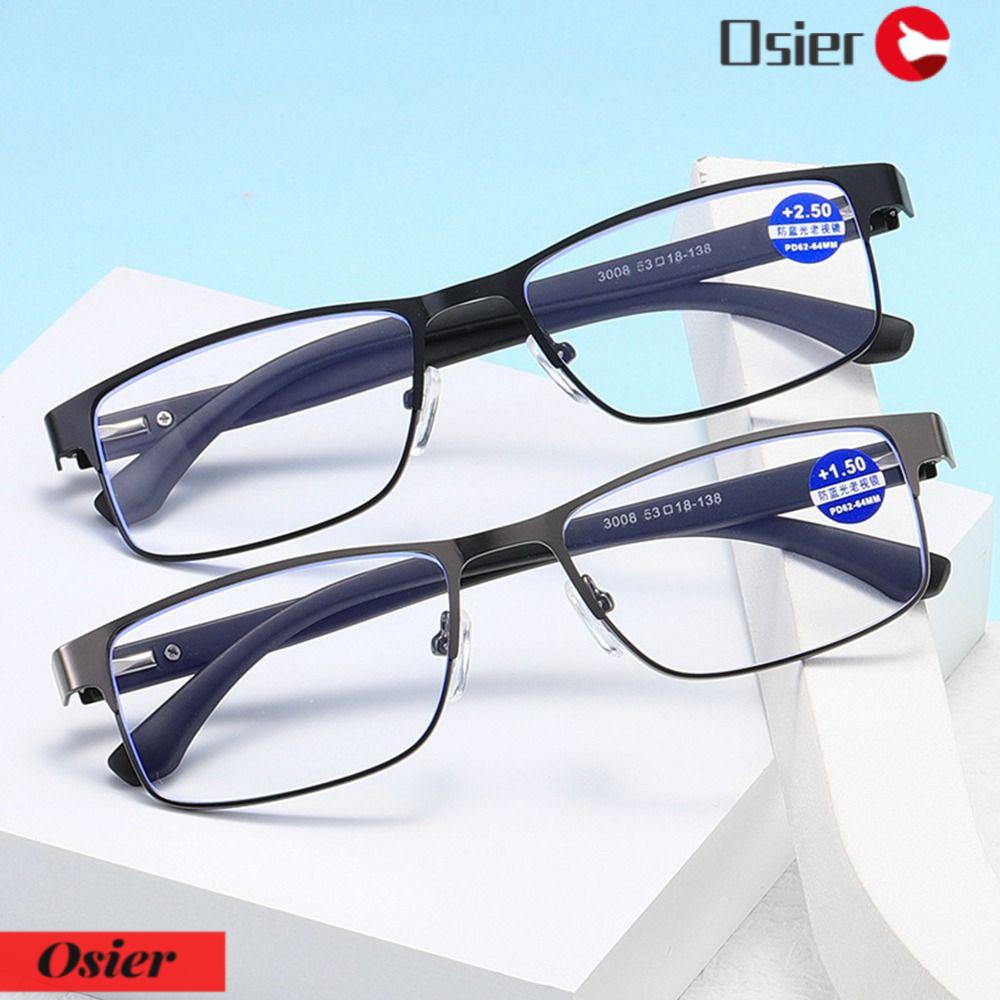 OSIER1 Kính Đọc Sách Chống Ánh Sáng Xanh Phong Cách Vintage Thời Trang