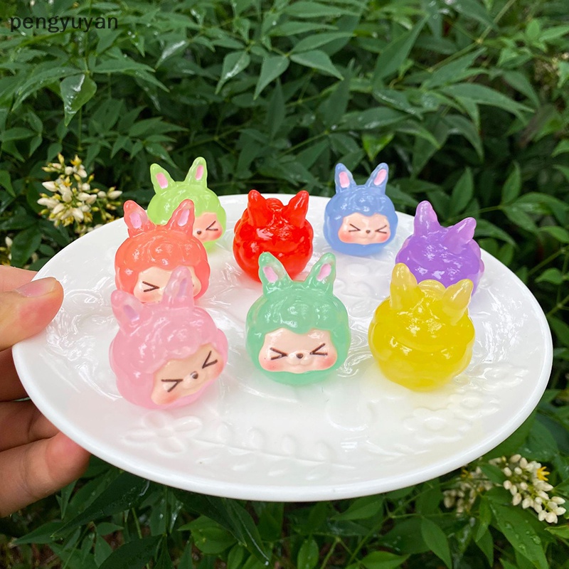 [pengyuyan] Mặt Dây Chuyền Trang Sức Thủ Công Mini Bằng Nhựa Phát Quang DIY
