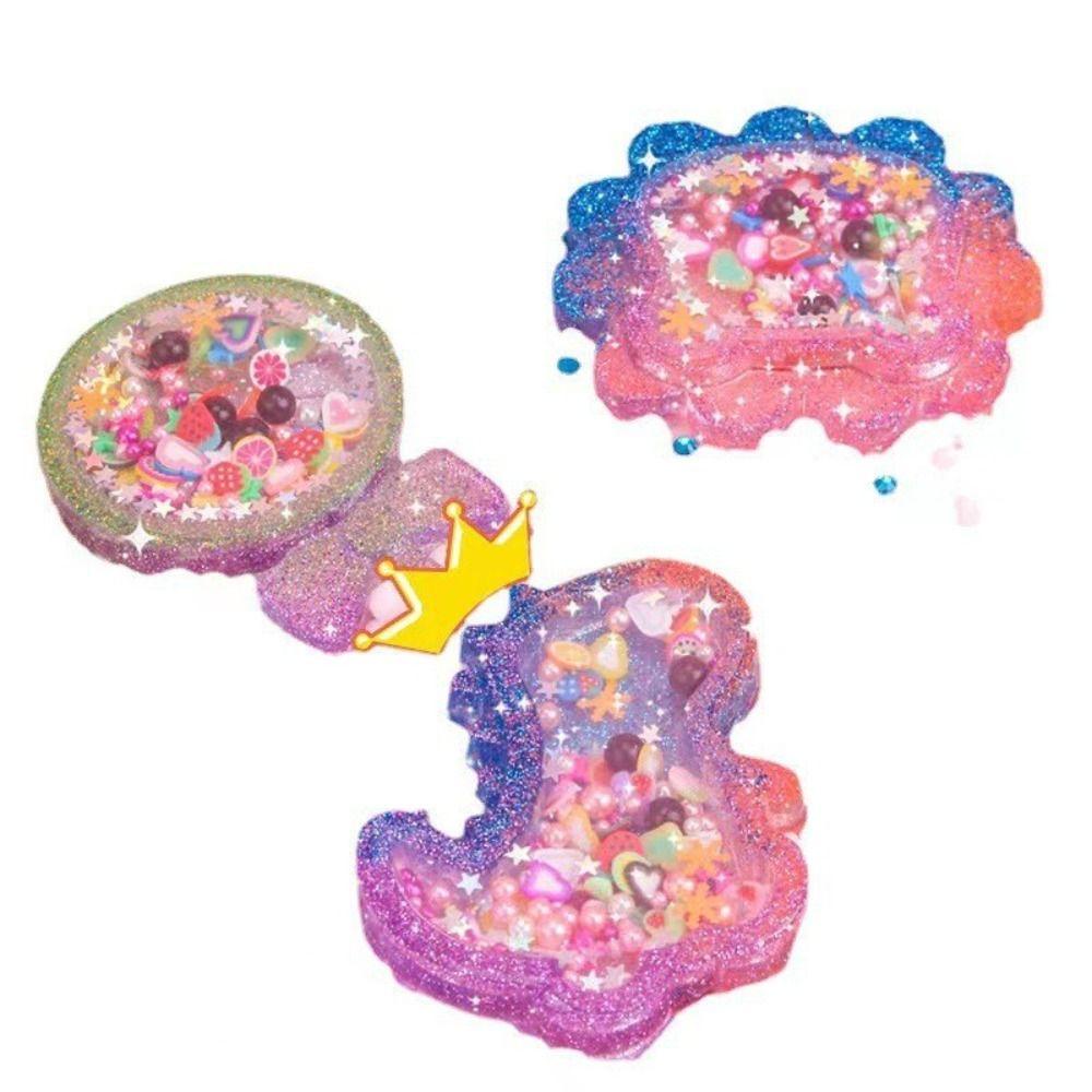 Bộ Đồ Chơi Làm Mặt Dây Chuyền Epoxy Đầy Màu Sắc Sáng Tạo DIY