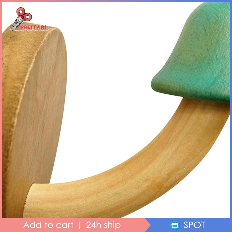 Móc Treo Áo Khoác / Mũ / Túi Xách Bằng Gỗ Kiểu Dáng Dễ Thương Tiện Dụng