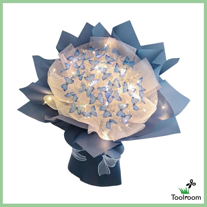 Túi Đựng Quà Họa Tiết Bươm Bướm / Hoa Xinh Xắn DIY