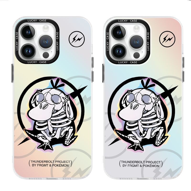 Ốp Điện Thoại Laser Màu Trơn Họa Tiết Vịt Dễ Thương Cho Iphone Xr128Plus 1314 Promax