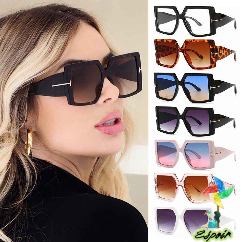 ESPO Kính Mát Oversize Chống Tia UV400 Phong Cách Vintage