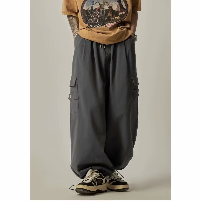 Quần Dài Nhiều Túi Phong Cách Đường Phố Cá Tính Cho Nam