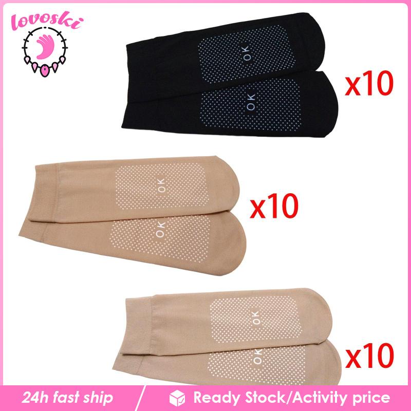 10 Đôi Tất Chân Lụa Nylon Thời Trang Cho Nữ