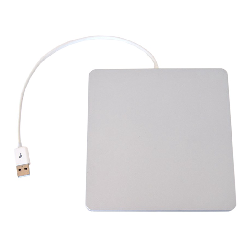 Vỏ Ổ Cứng Ngoài USB DVD SATA Bằng Nhôm Màu Bạc Cho MacBook Pro