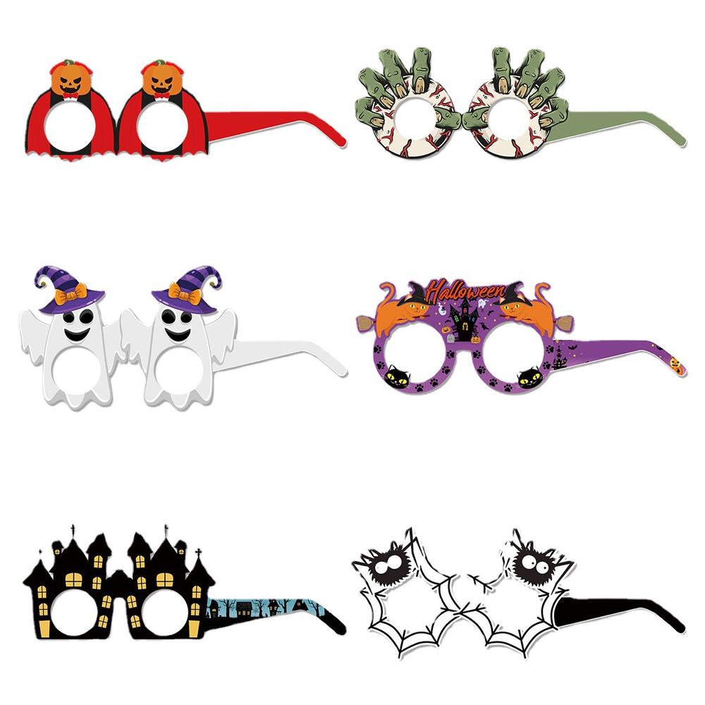 Set 6 Mắt Kính Hóa Trang Halloween 2023 Cho Bé