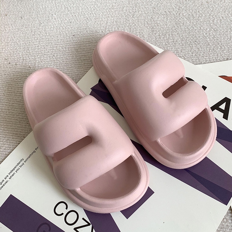 UOUO  dép Thời Trang Đơn Giản Cho Nữ dép bánh mì Chống trượt Thoải mái Thoáng khí Cái mới ins Hàn Quốc Phong cách B90H0P6 37Z230910