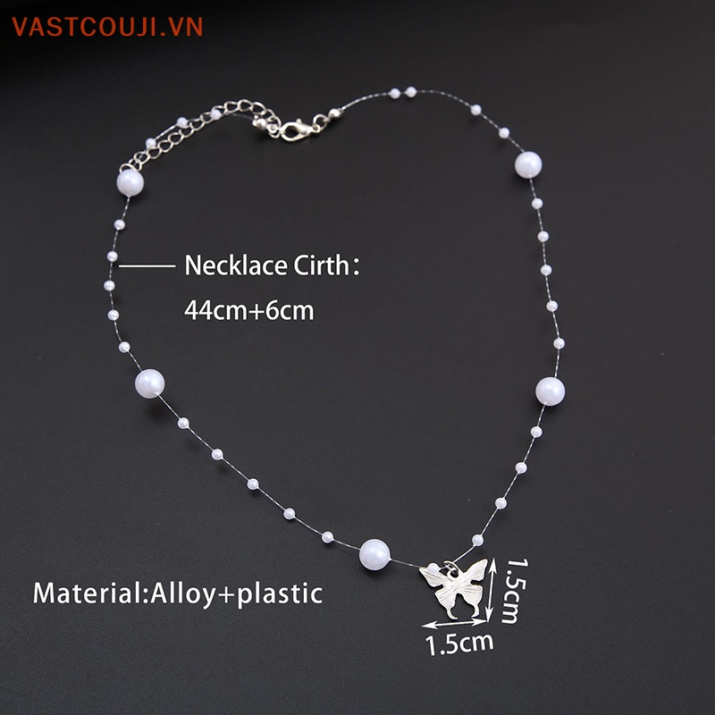 Vòng cổ Mặt Hình Bướm Lấp Lánh Thời Trang Cho Nữ