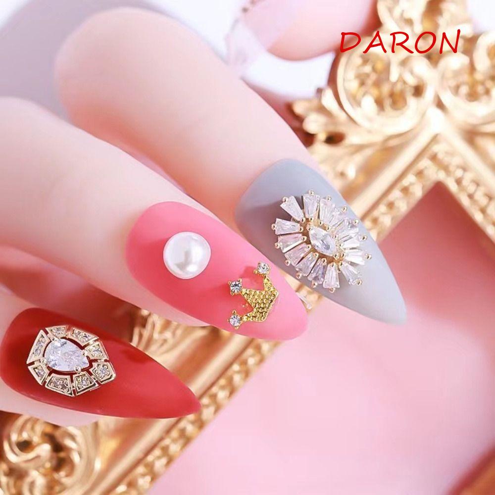 DARON Đá 3D Tự Trang Trí Móng Tay Charms