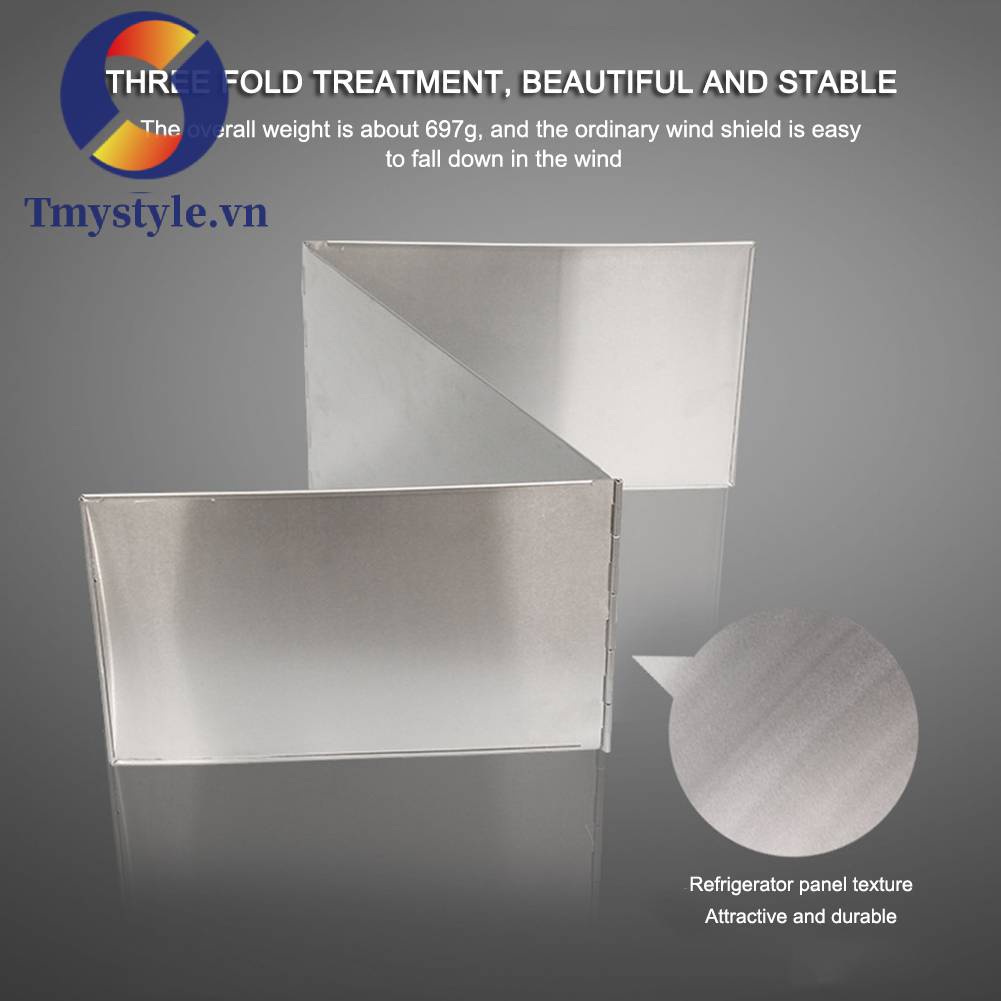 Tấm Chắn Gió Cho Bếp Ga Có Thể Gấp Gọn Tiện Dụng Khi Đi Cắm Trại