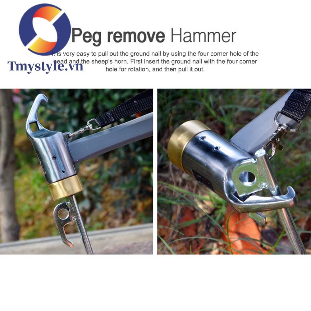 Búa Kéo Cọc Giăng Lều Trại Đa Năng