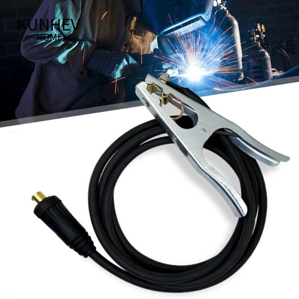 KUNHEV Giá Đỡ Điện Cực 3Meter Earth 300A Phích Cắm 10-25 Chịu Nhiệt Độ Cao Cho Máy Hàn ARC MIG TIG