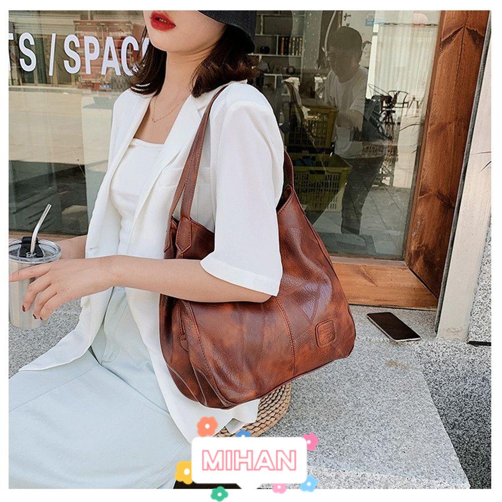 MIHAN1 Túi Xách Du Lịch Cỡ Lớn Phong Cách Vintage