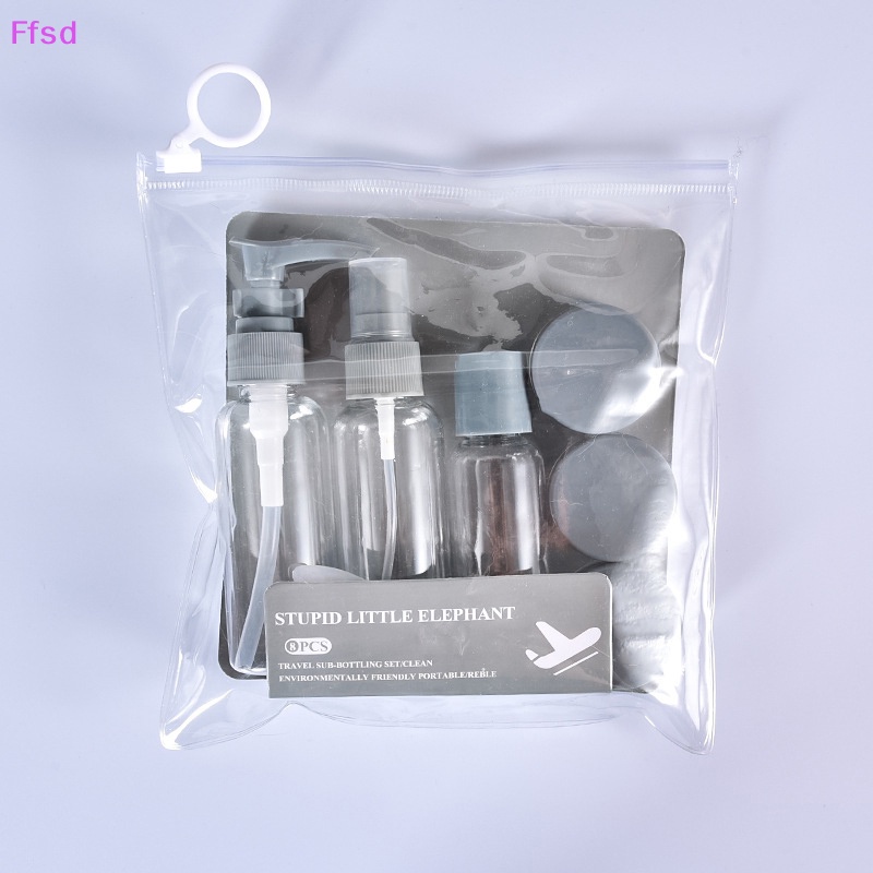 Set 5 / 8 Lọ Nhựa Rỗng Trong Suốt Mini Đựng Mỹ Phẩm Du Lịch Tiện Lợi