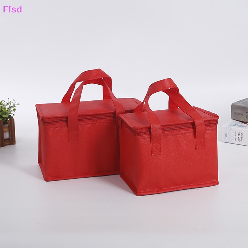 {Ffsd} Túi Đựng Đồ Ăn Trưa Cách Nhiệt Nhỏ Gọn Có Khóa Kéo Cho Hoạt Động Ngoài Trời