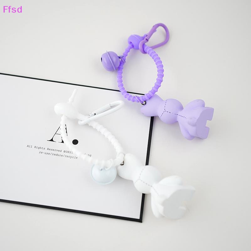 {Ffsd} Móc Khóa Hình Thỏ Hoạt Hình Dễ Thương Sáng Tạo Trang Trí Túi Xách Nữ * Hàng Bán Chạy