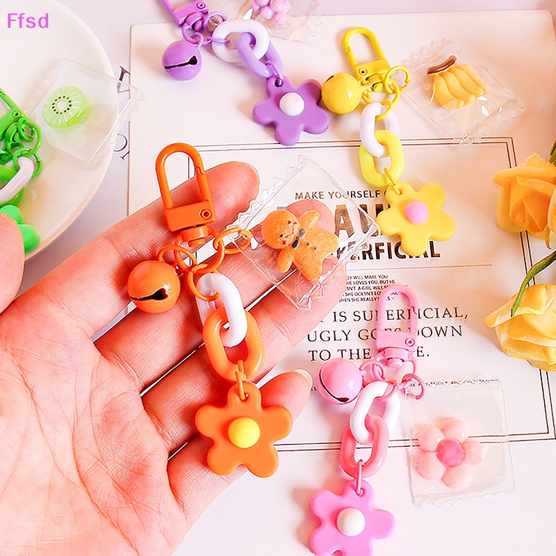 {Ffsd} Móc Điện Thoại Di Động Bằng Resin Hình Hoa Dễ Thương Hữu Ích Sáng Tạo Phong Cách Hàn Quốc Cho Nữ * Hàng Bán Chạy