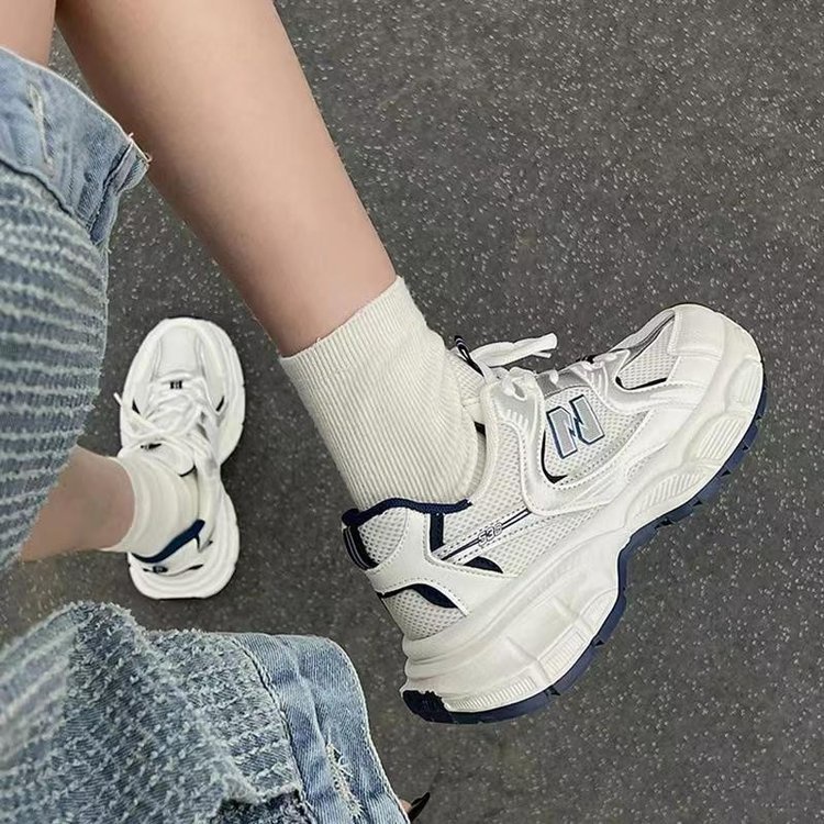 🔥🔥 Giày thể thao nữ hoàng dày N530 Hàn Quốc phong cách sinh viên tàu điện ngầm