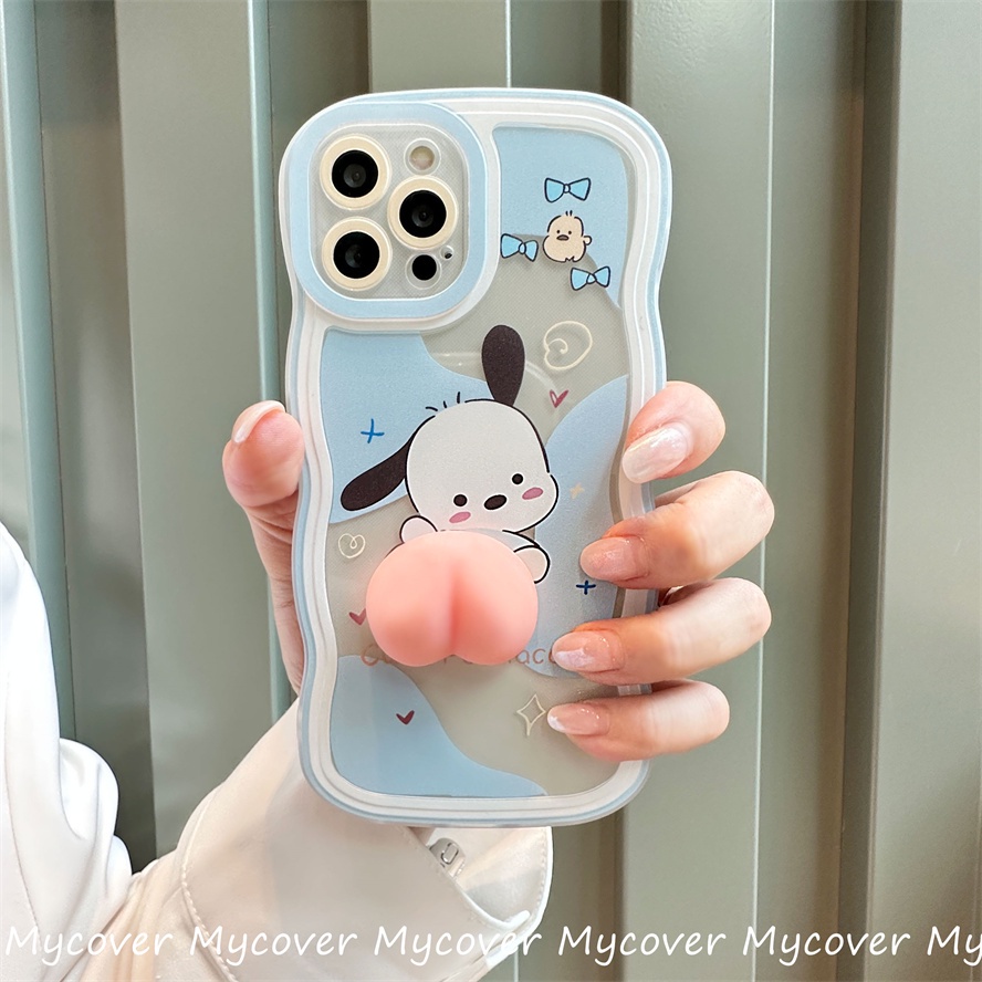 Ốp Điện Thoại Silicone Mềm Chống Sốc In Hình Mông Quả Đào Cho iPhone 11 12 13 14 Pro Max X Xr Xs 8 7 6 Plus SE 2020