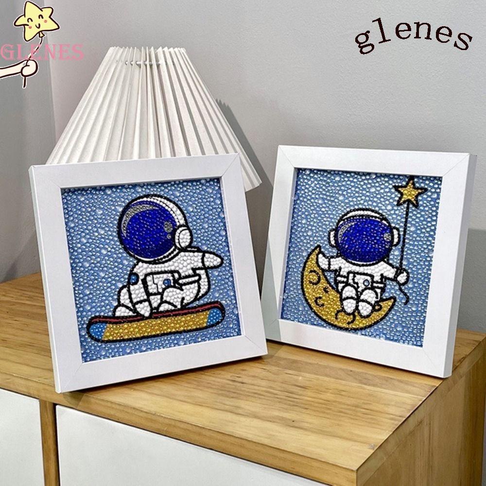 GLENES Bộ Tranh Đính Đá 5D Họa Tiết Dễ Thương Độc Đáo Diy Dùng Trang Trí Nhà Cửa