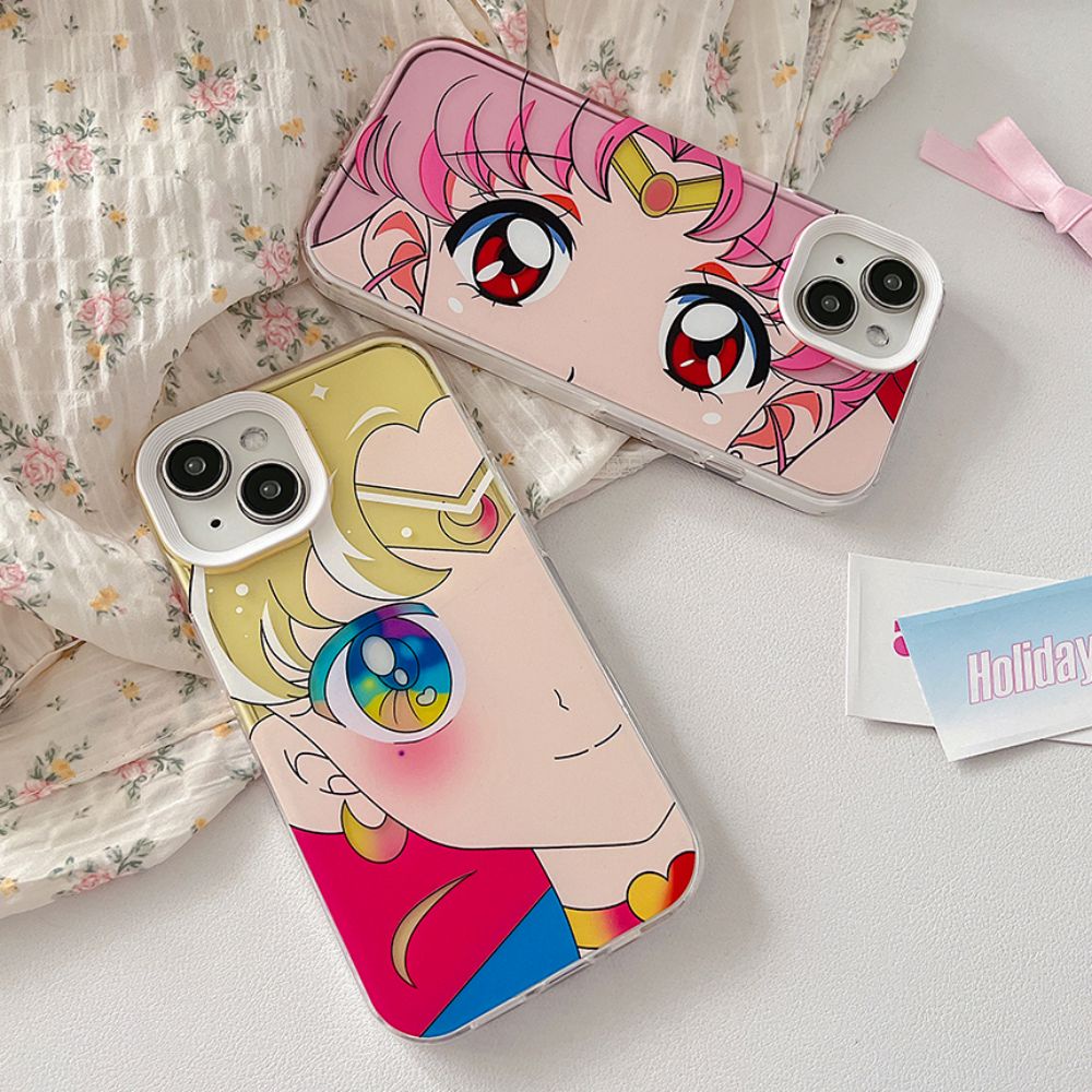 Ốp Điện Thoại TPU Mềm Chống Bụi Chống Rơi Hình Thủy Thủ Mặt Trăng Cho IPhone 14 13 12 11 Pro Max X XR 8 7 Plus