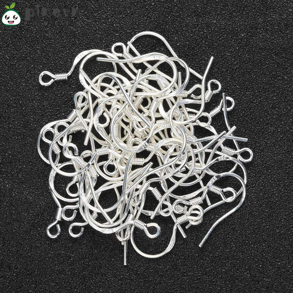 PINEVN Khuyên Tai Dạng Móc Màu Bạc Dành Cho Nữ