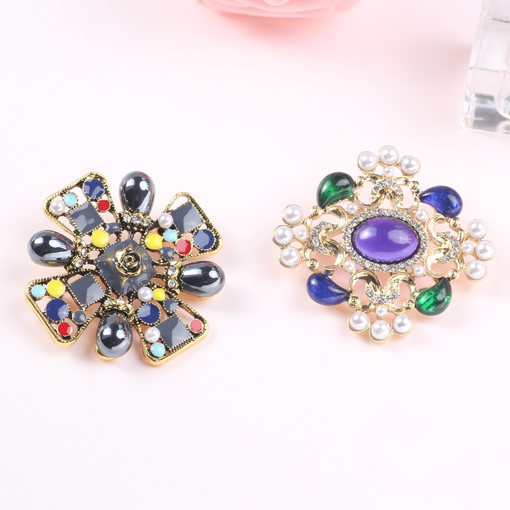 Ghim Cài Áo Đính Ngọc Trai Phong Cách Vintage Sang Trọng