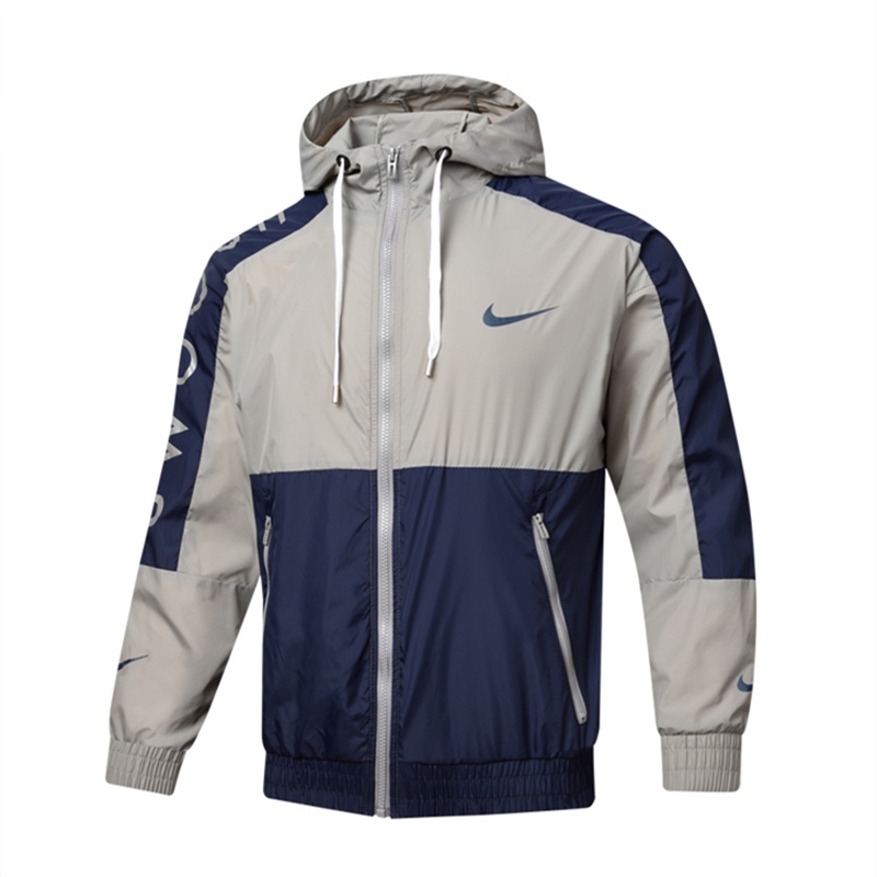 Áo Khoác Bomber Chất Liệu Nylon 100% Phối Lưới Có Khóa Kéo Cho Cặp Đôi