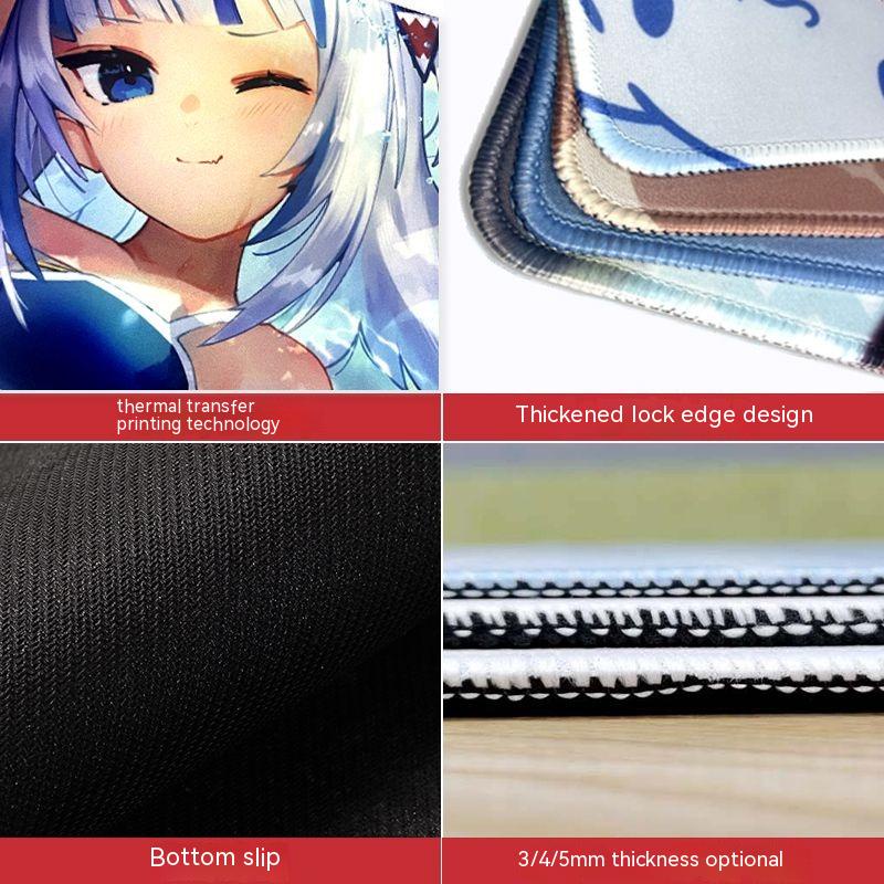 Tấm Lót Chuột Và Bàn Phím Máy Tính Hình Cỏ Mùa Hè Tiện Dụng