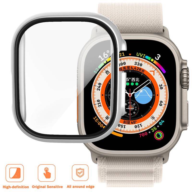 Miếng Dán Bảo Vệ Mặt Đồng Hồ Apple Watch Ultra 49mm | Ốp KíNh CườNg LựC Cho ĐồNg Hồ iWatch Ultra 49mm