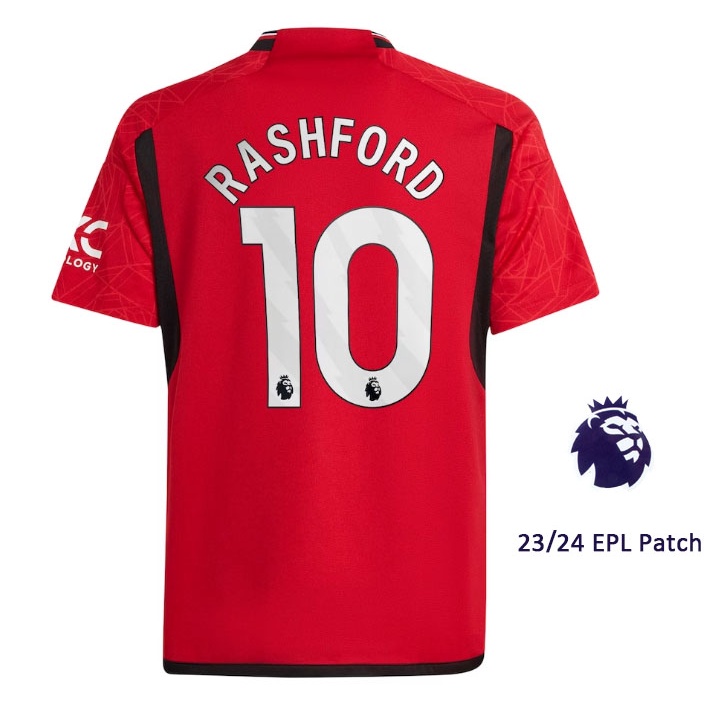 Áo Thun Bóng Đá Đội Tuyển Manchester CASEMIRO B.Fernnandes ANTONY 2023 / 24