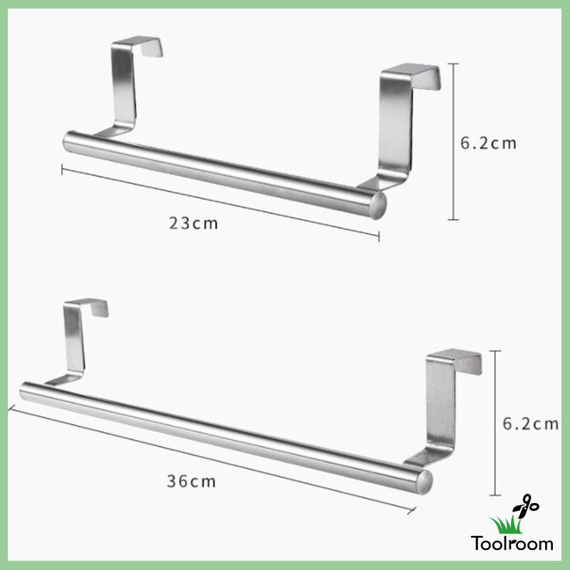 Giá Treo Khăn Bằng Thép Không Gỉ Không Cần Khoan Tiện Dụng Cho Nhà Bếp /