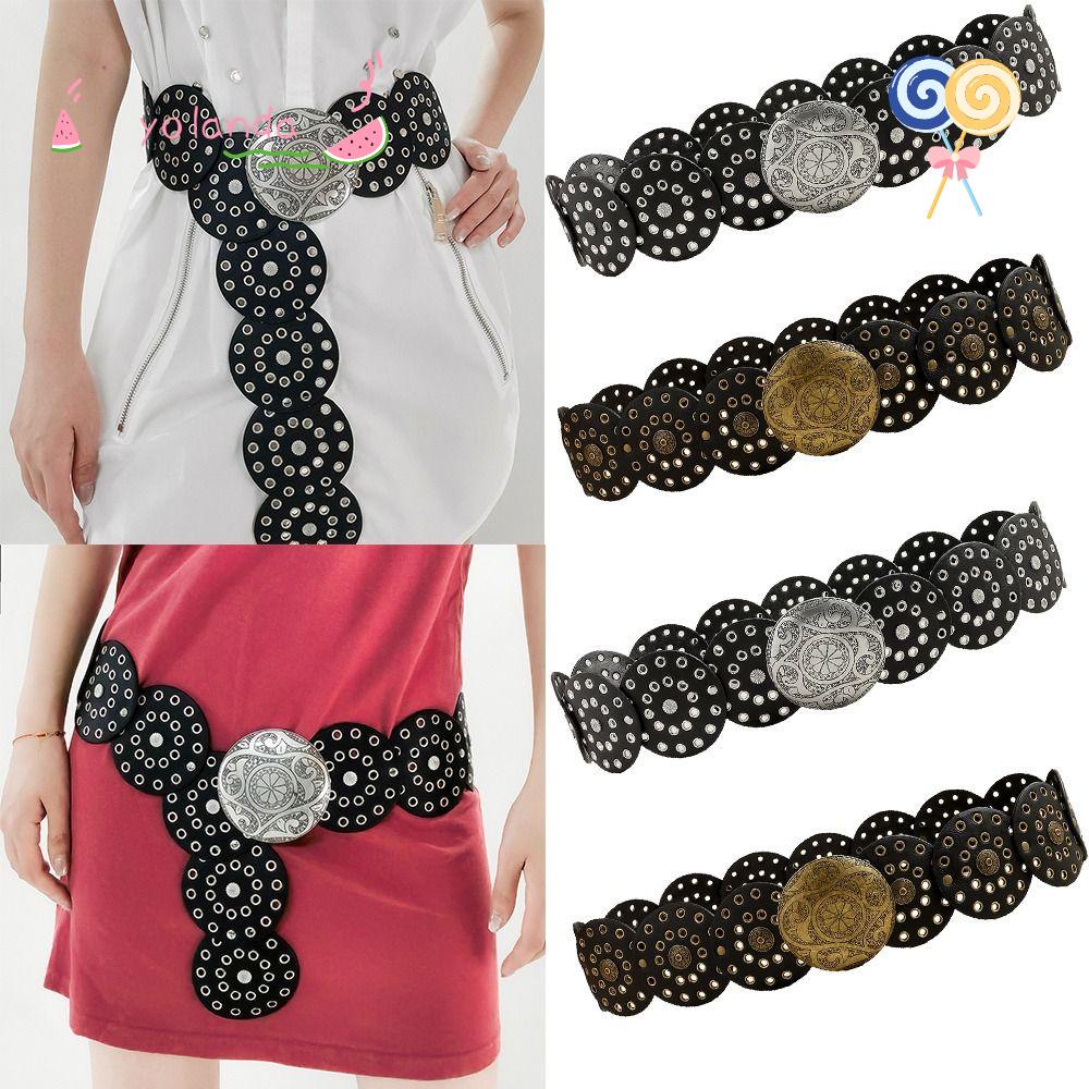 YOLA Thắt Lưng Cao Bồi Phong Cách Phương Tây