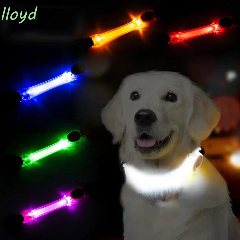 LLOYD Vòng Đeo Cổ Chống Thất Lạc Tránh Thất Lạc Có Thể Điều Chỉnh Màu Dạ Quang Cho Thú Cưng