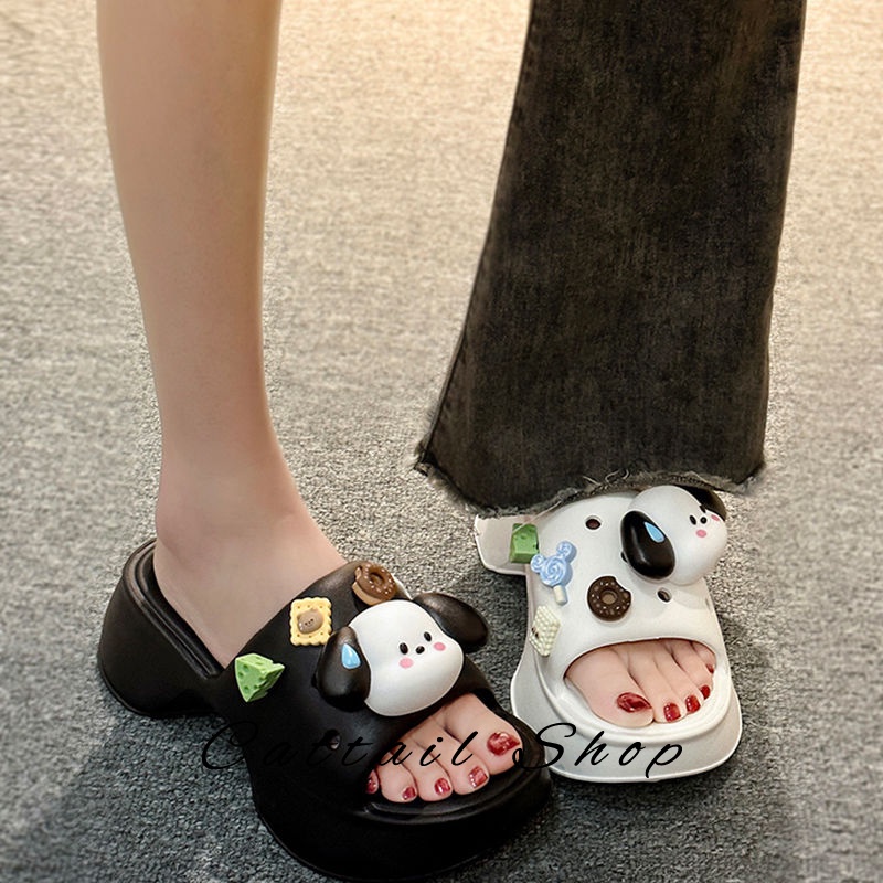 DISHULAN dép nữ dép bánh mì nữ dép sandal nữ Chống Trượt 070313