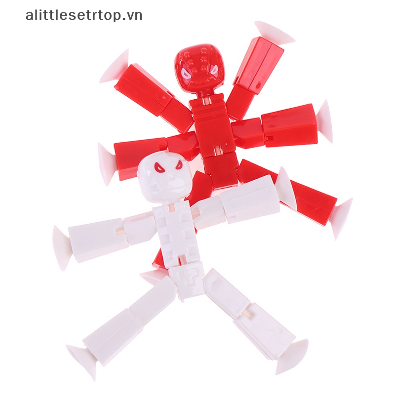 Alittlesetrtop stikbot puppet sucker joint puppet freeze action hình quay phim hoạt hình chân máy.