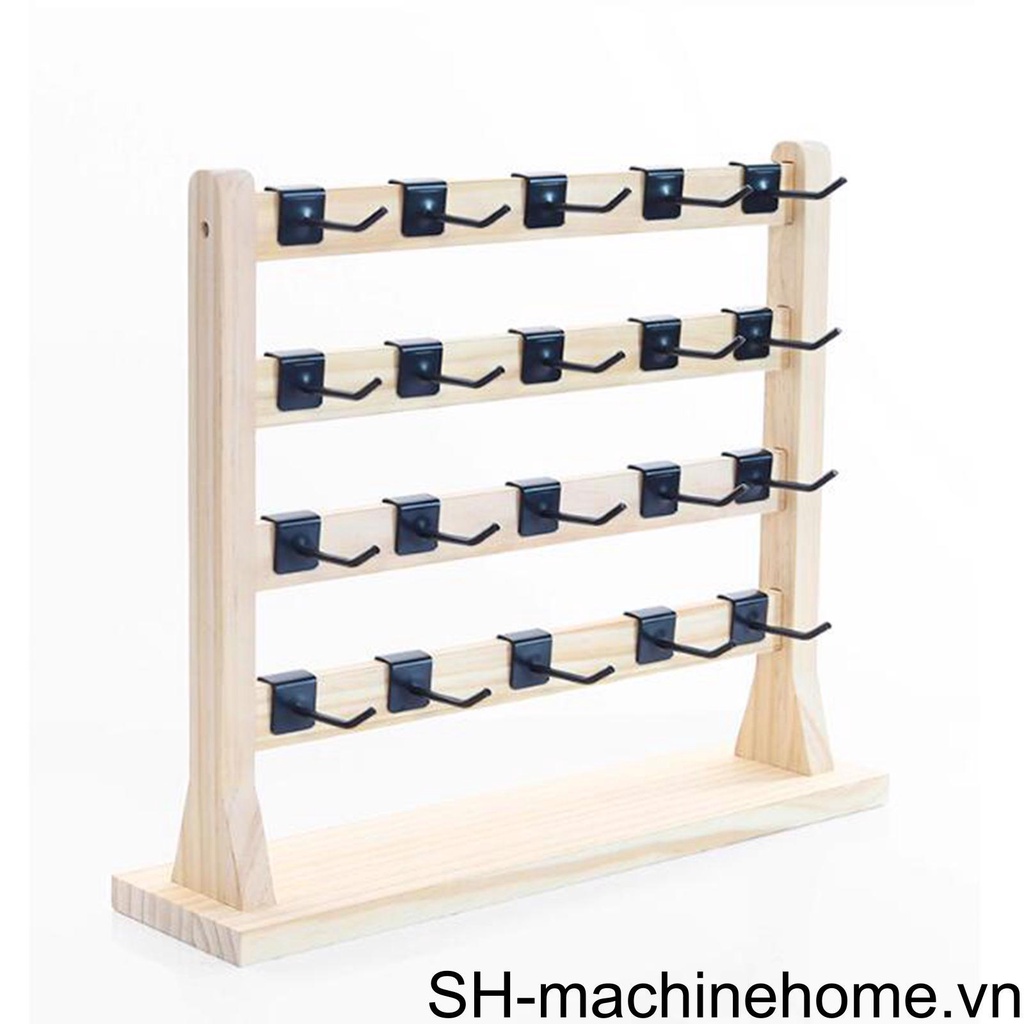 Giá Đỡ Trưng Bày Bông Tai Bằng Gỗ Đa Năng Tiện Dụng