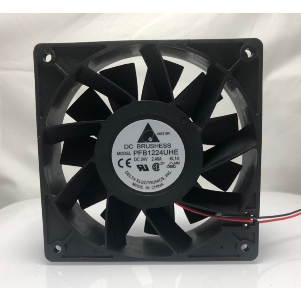 Quạt biến tần bạo lực âm lượng không khí cao PFB1224UHE Delta 12038 24V 2.40A 12CM