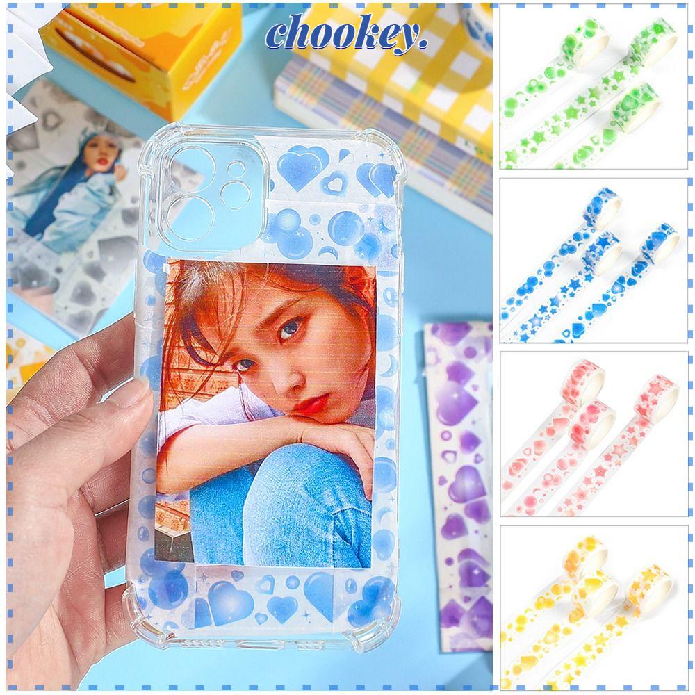 CHOOKEY Set 5 Hộp Băng Keo Dán Trang Trí Thời Trang