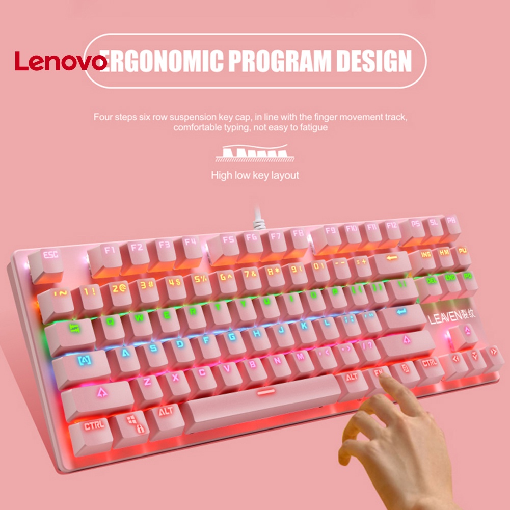 Vỏ Bọc Bàn Phím Cơ 87 Phím RGB Họa Tiết Hoa Hướng Dương Có Dây Cho Blue Switch