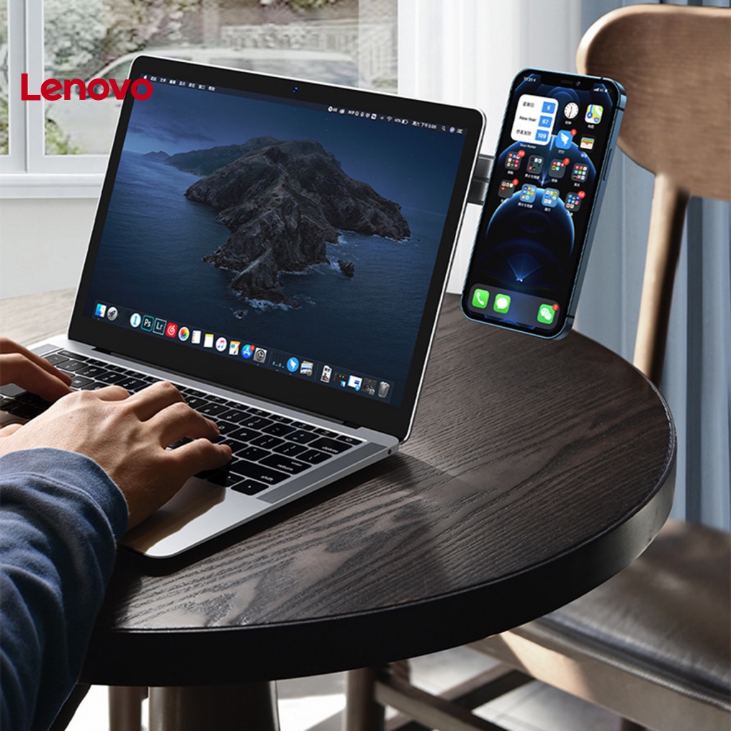 Giá Đỡ Laptop / Notebook / Điện Thoại Bằng Hợp Kim Nhôm Từ Tính Hai Mặt Hình Hoa Hướng Dương Có Thể Điều Chỉnh