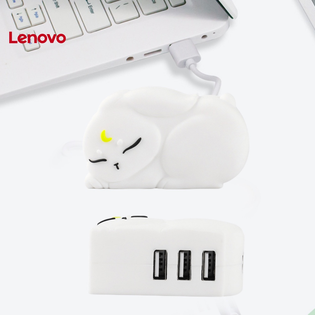 Bộ Chia Cổng USB 2.0 Type-C / USB 2.0 Tốc Độ Cao Hình Hoa Hướng Dương / Mặt Trăng / Thỏ Đang Ngủ Cho Máy Tính