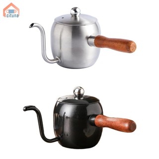 Acituna ấm đun nước cổ ngỗng bằng thép không gỉ hỗ trợ ấm trà và ấm trà 500ml