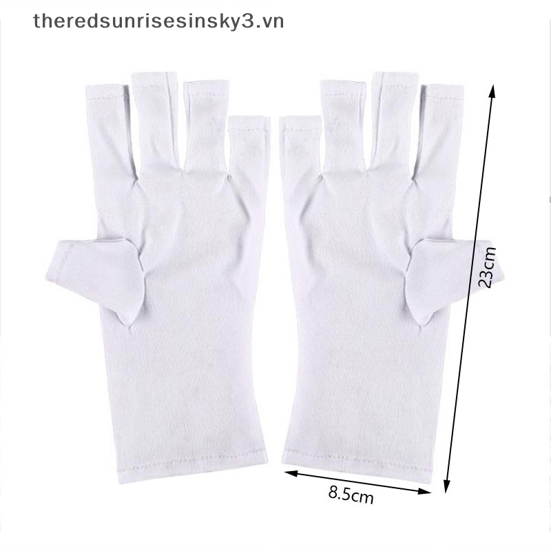 1 Đôi Găng Tay Chống Tia UV Bảo Vệ Móng Thời Trang