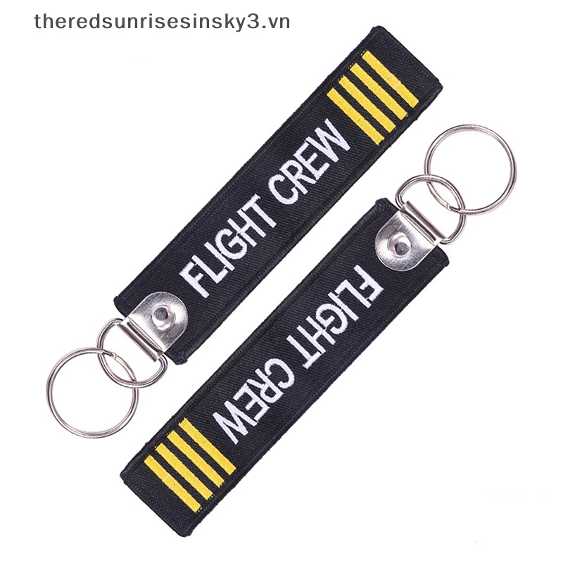 # # Móc Khóa Trang Sức Thời Trang Thêu Co-Pilot Cho Hành Lý / Quà Tặng