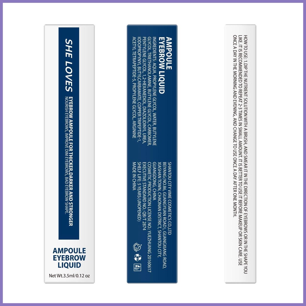 Tinh Chất Nuôi Dưỡng Sâu Kích Thích Mọc Lông Mày Phát Triển Cho Nam Và Nữ nota2vn