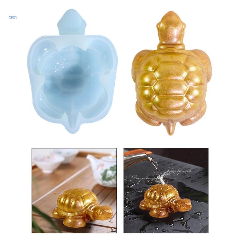 Khuôn Silicone Làm Nến Hình Rùa Dễ Thương DIY